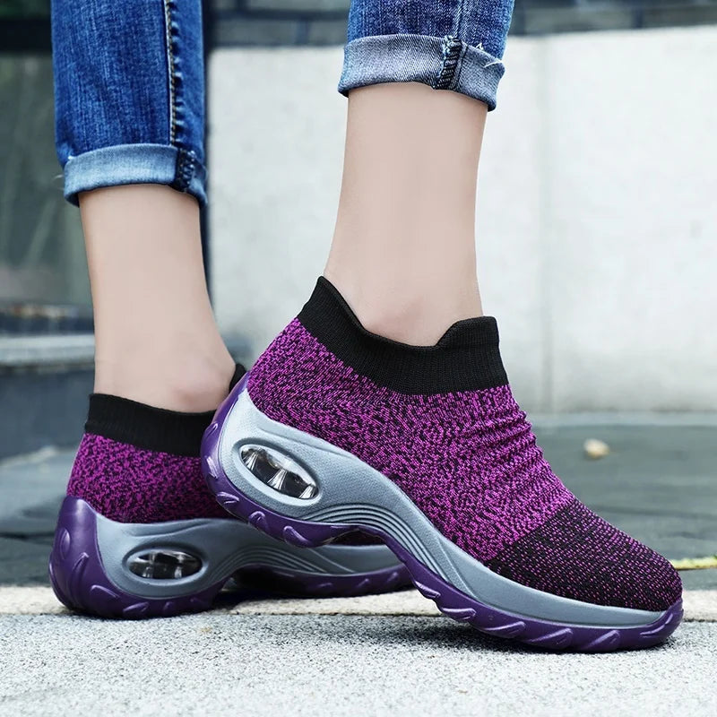 Women Walking Running Mesh Shoes