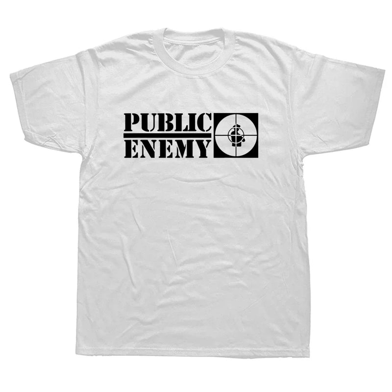 Public Short Sleeve Hip Hop T-Shirt