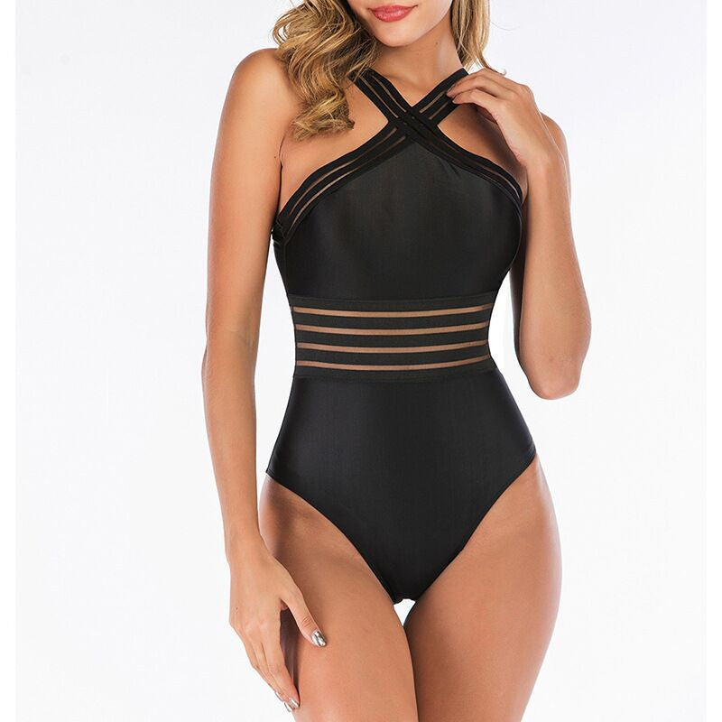 Sports One Piece Athletic Swimwear Suit