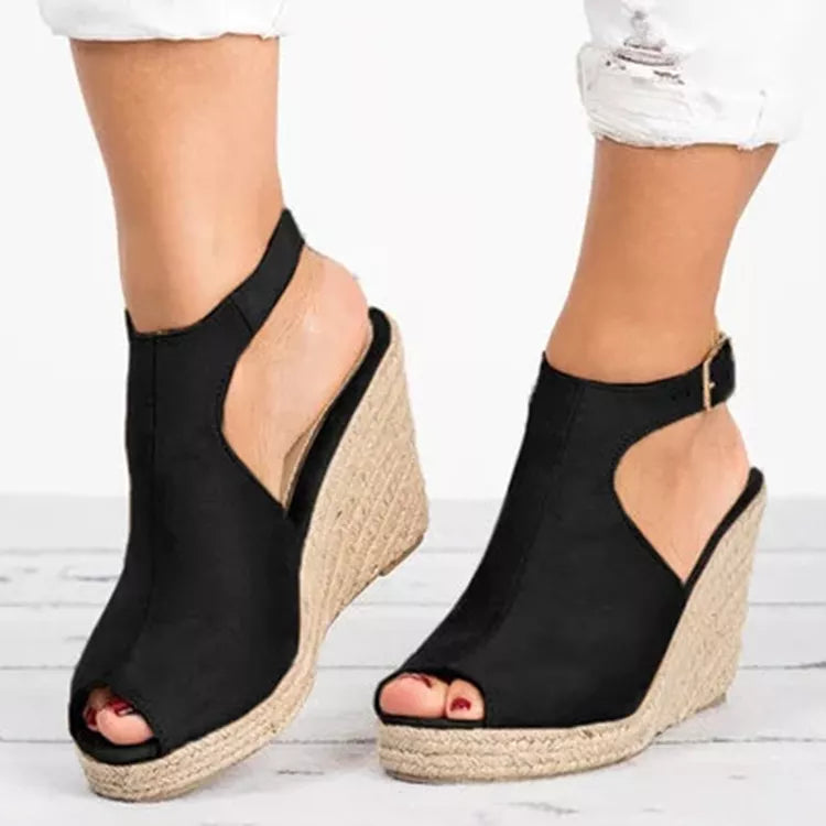 Plus Size Platform Sandals Wedges Shoes