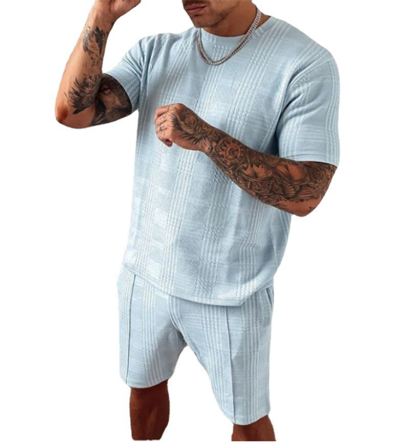 Men Casual Shorts Sleeve T-Shirt