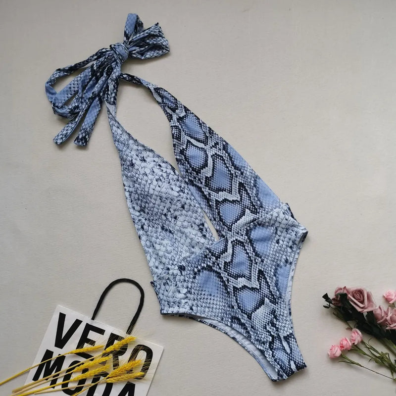 Sexy Print Beach Wear Swimming Suit