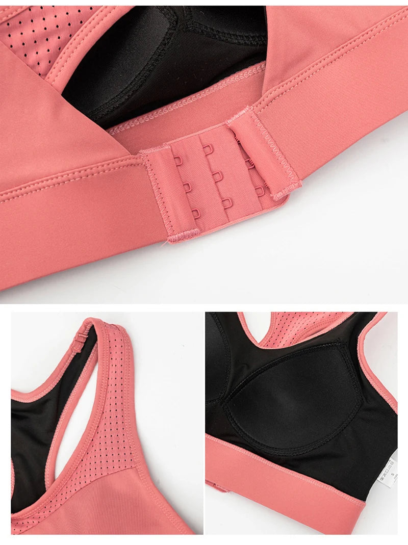 Women Yoga Push Up Sports Bra