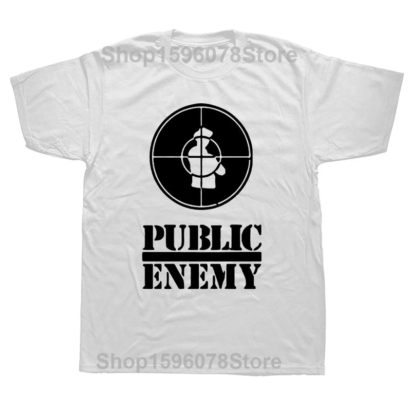 Public Short Sleeve Hip Hop T-Shirt