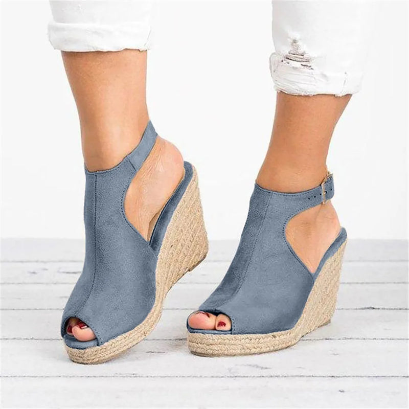 Plus Size Platform Sandals Wedges Shoes