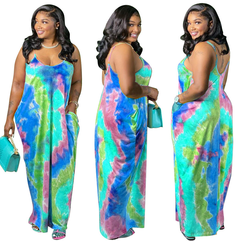 Women Print Maxi Summer Dress