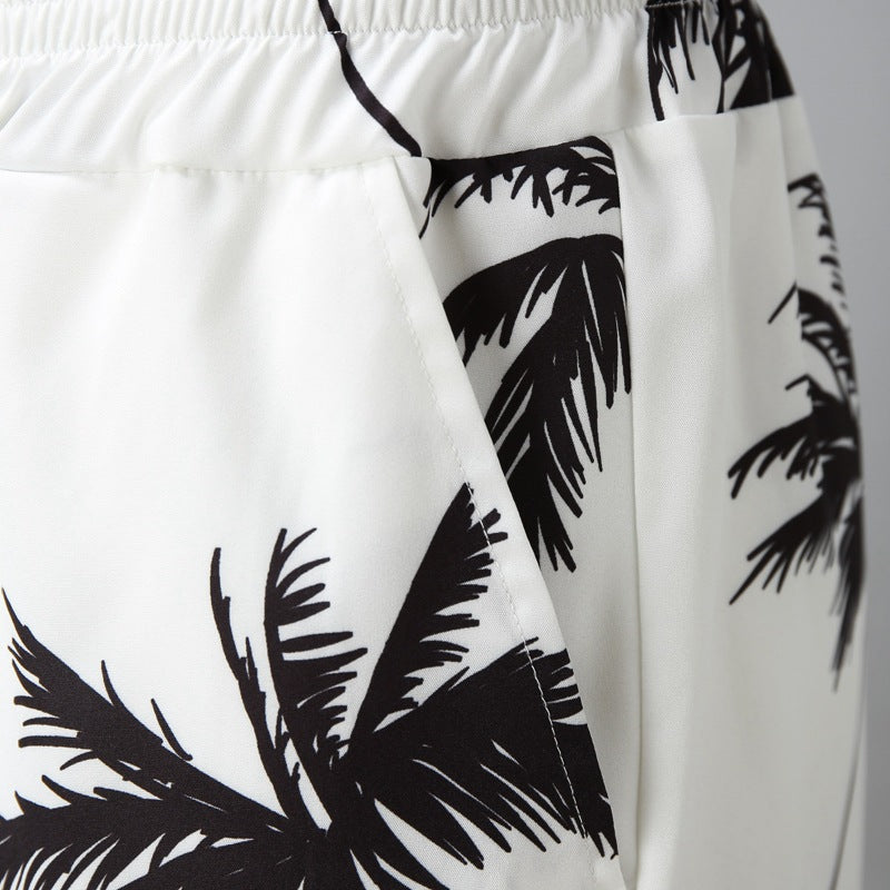 M-3xl Summer Fashion Print Shirt Set