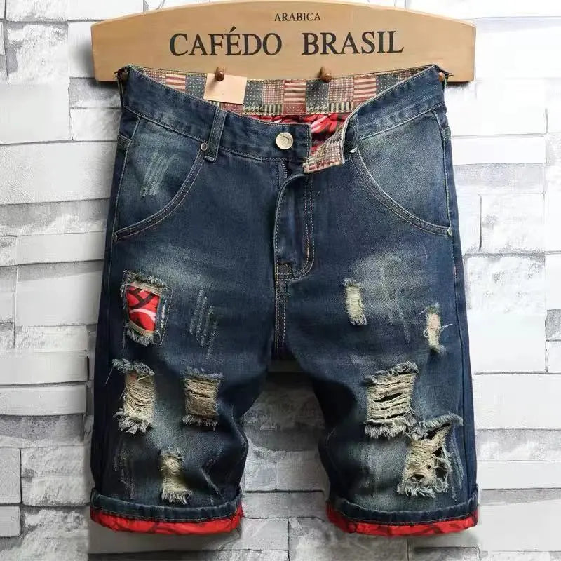 Fashion Casual Short Male Jeans