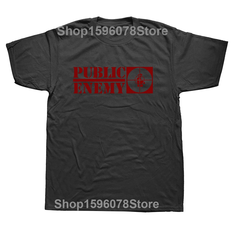 Public Short Sleeve Hip Hop T-Shirt