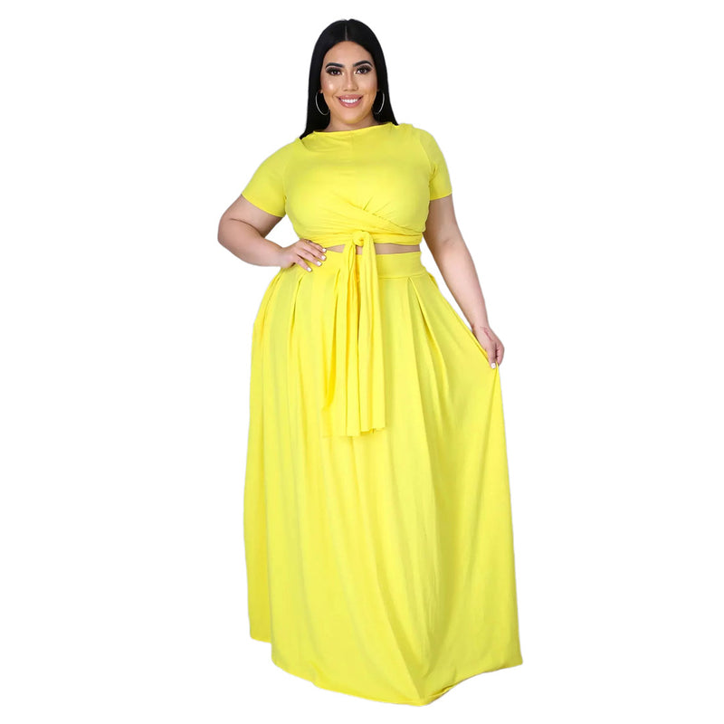 Women Tops 2 Piece Maxi Dress