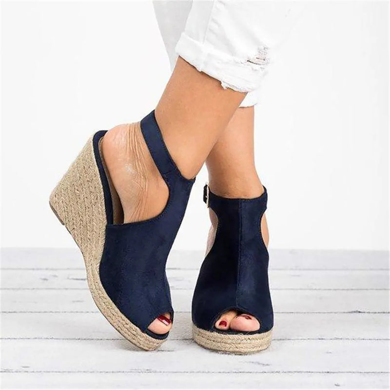 Plus Size Platform Sandals Wedges Shoes