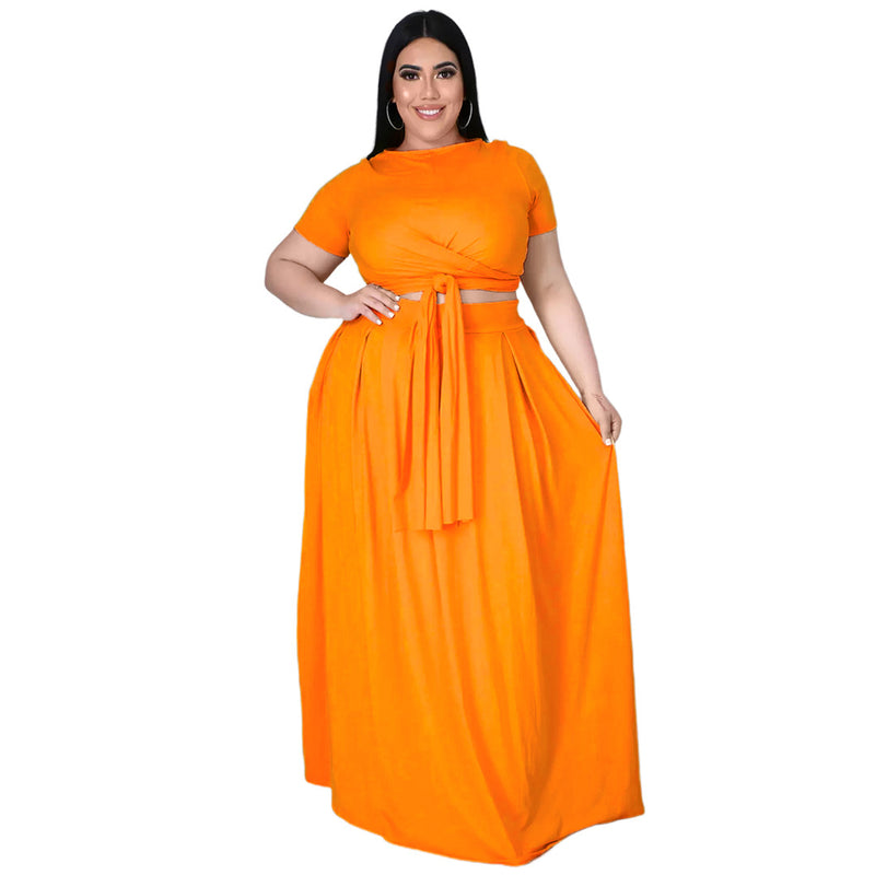 Women Tops 2 Piece Maxi Dress