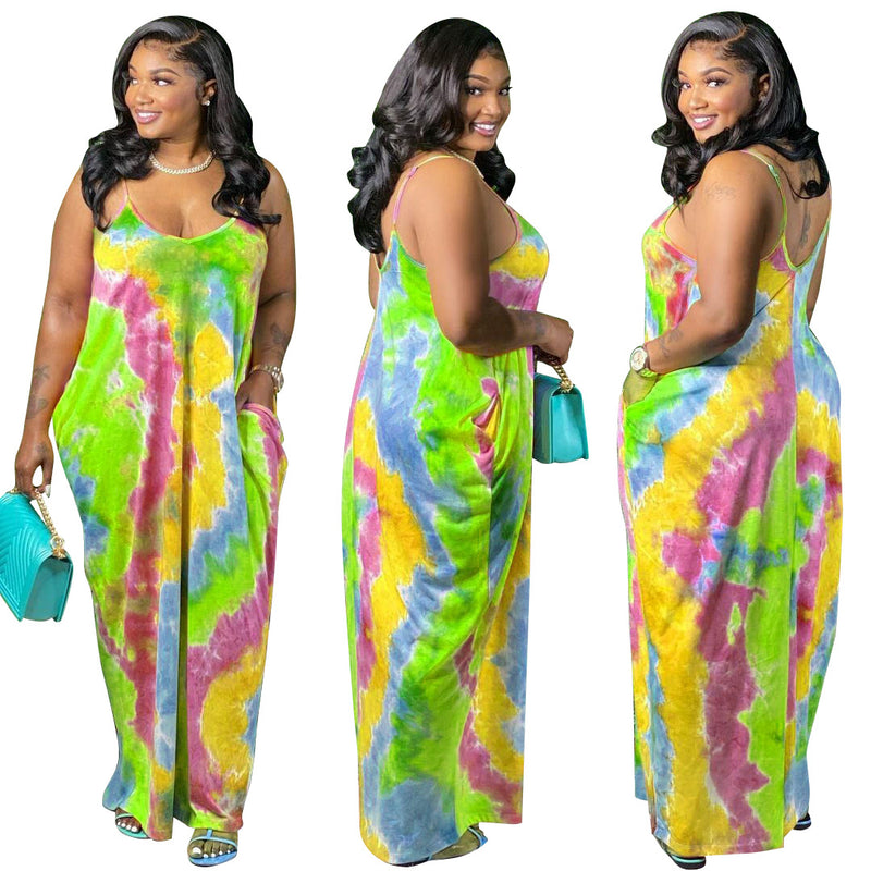 Women Print Maxi Summer Dress