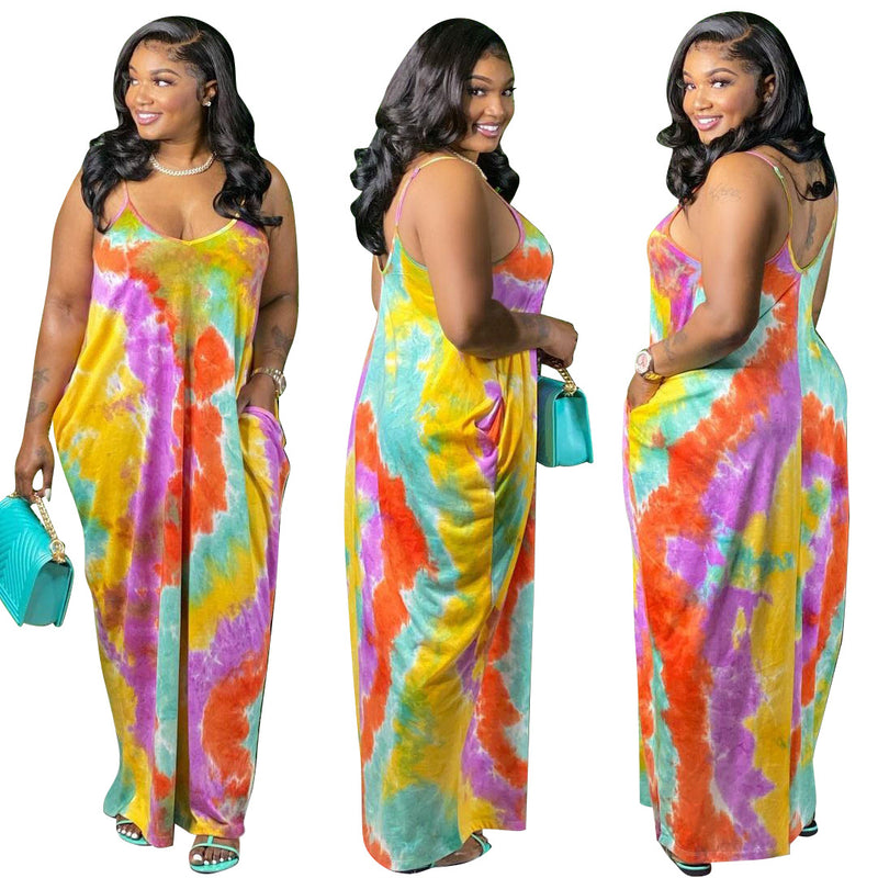 Women Print Maxi Summer Dress