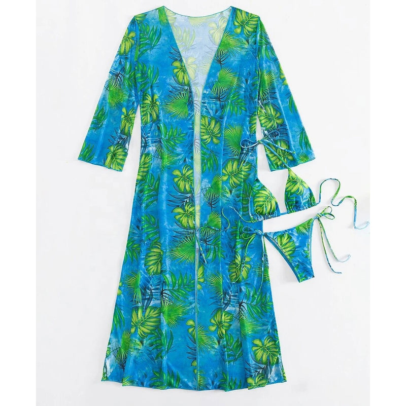 Summer Modest Sexy Tropical Suit