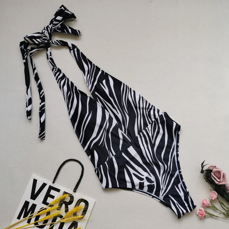 Sexy Print Beach Wear Swimming Suit