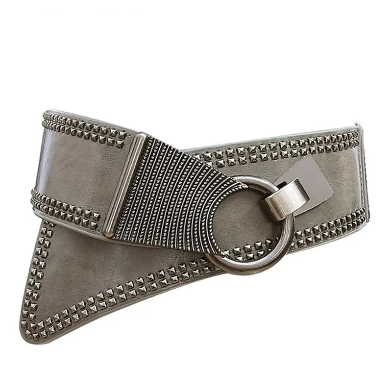 Fashion Punk Rocker Wide Belt