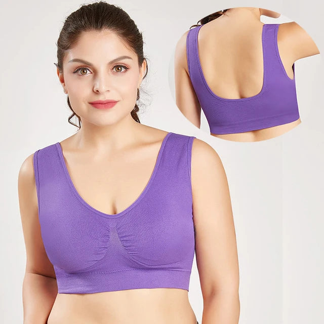 Seamless Women Underwear Padded Bra