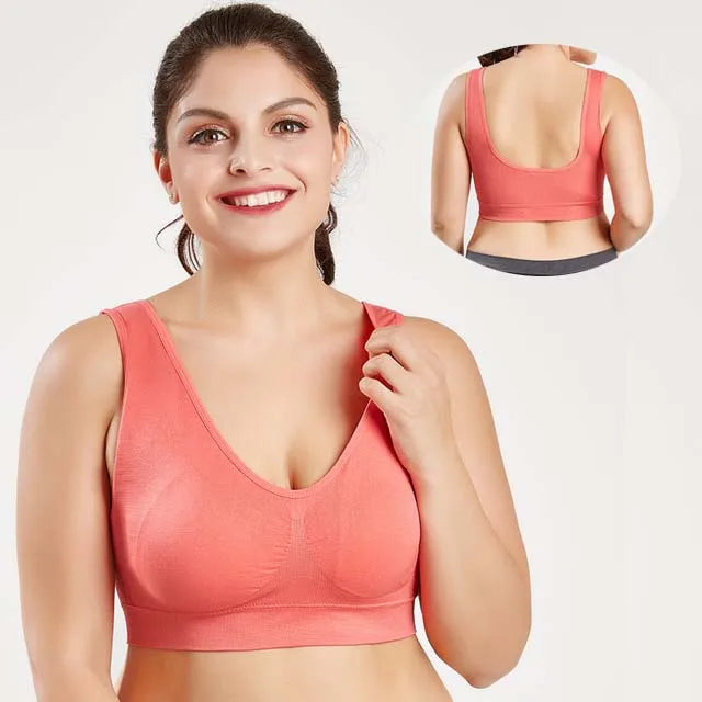 Seamless Women Underwear Padded Bra