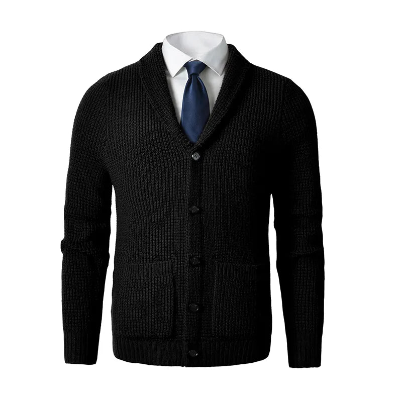 Men's Shawl Collar Cardigan Sweater