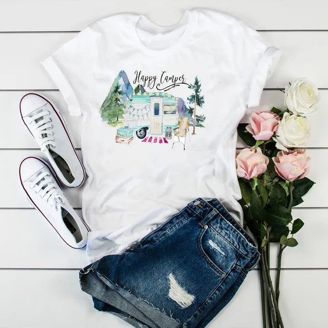 Women's Print Clothing T-Shirt