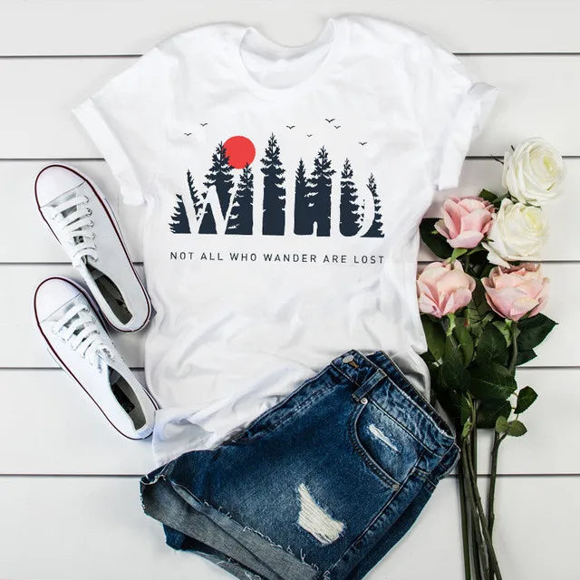 Women's Print Clothing T-Shirt