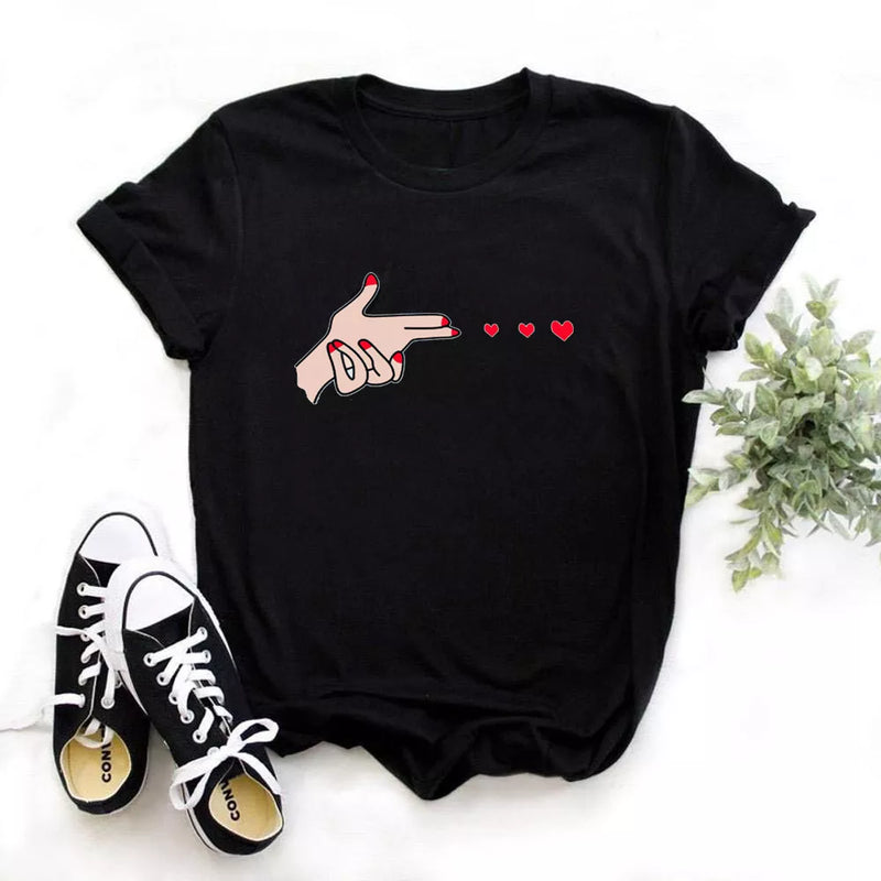 Casual Print Women T-shirt