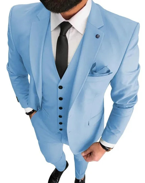 Tuxedo Slim Fit Groom Wedding Suit