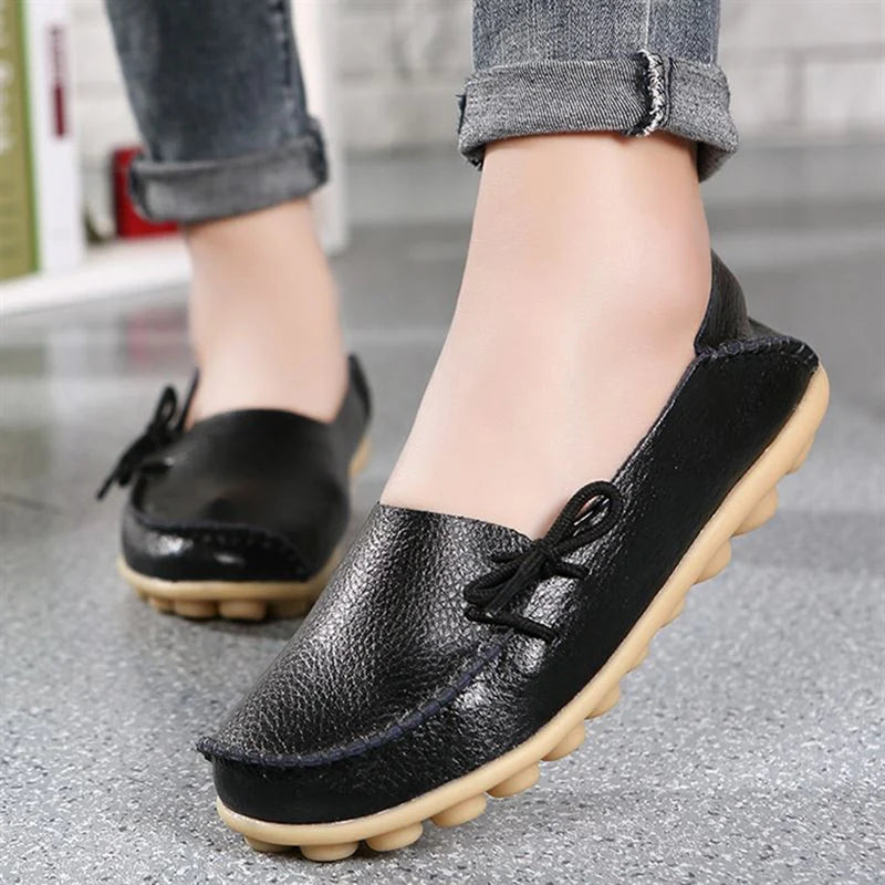 Women's Slip-on Genuine Leather Shoes