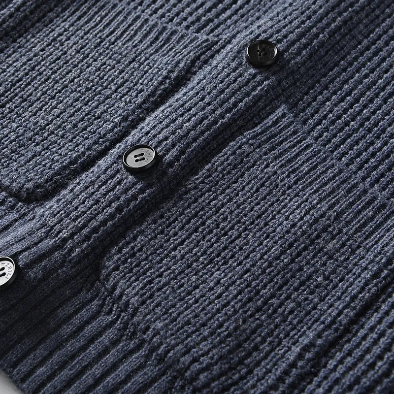 Men's Shawl Collar Cardigan Sweater