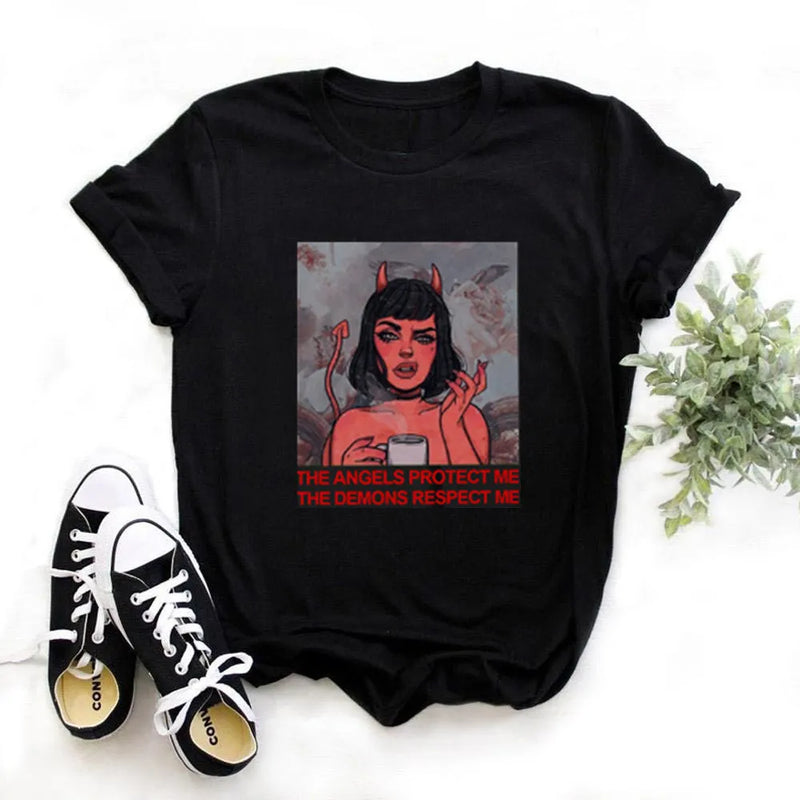 Casual Print Women T-shirt