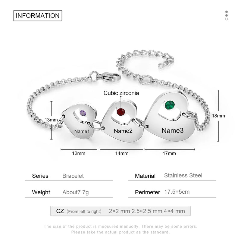 Personalized 1-6 Kids Name Bracelet