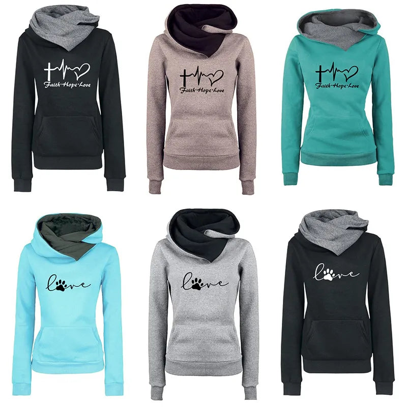 Spring Autumn Women's Hoodies