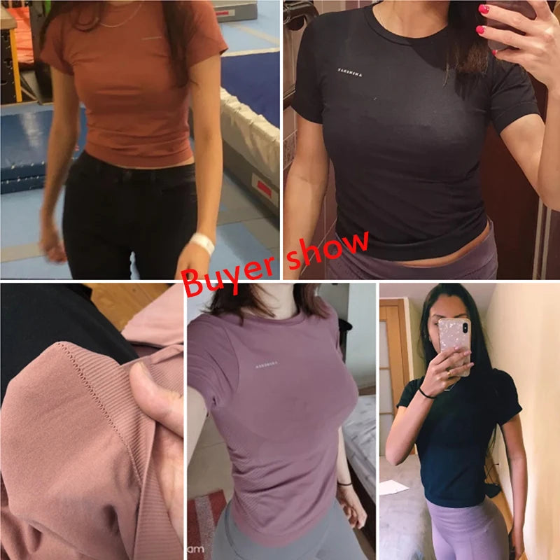 Women Seamless Yoga Top