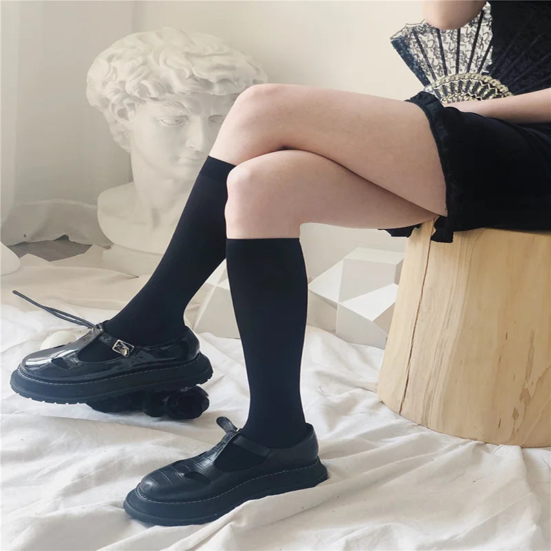 Woman Velvet Lolita Long Socks