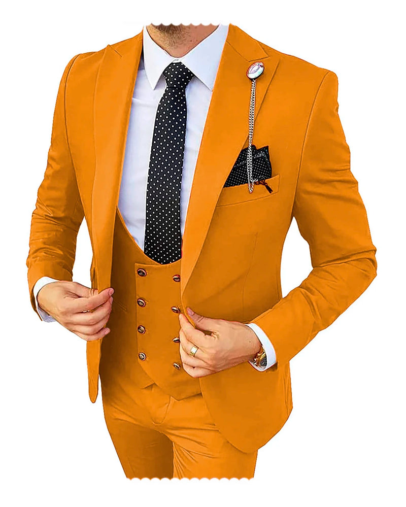 Formal Men 3 Piece Wedding Suit