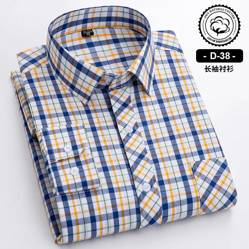 New Cotton Plaid Casual Shirts