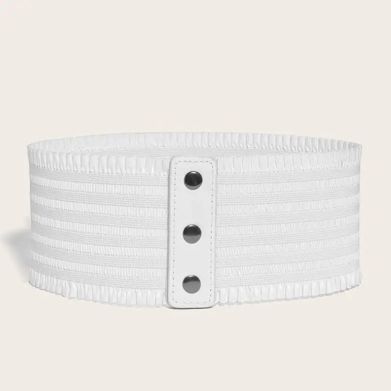 Elastic Snap-Button Corset Belts