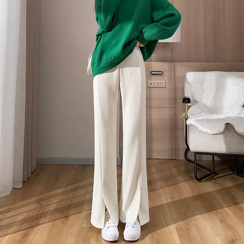 Women Slacks Streetwear Trousers