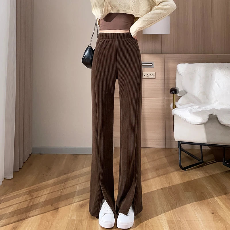 Women Slacks Streetwear Trousers