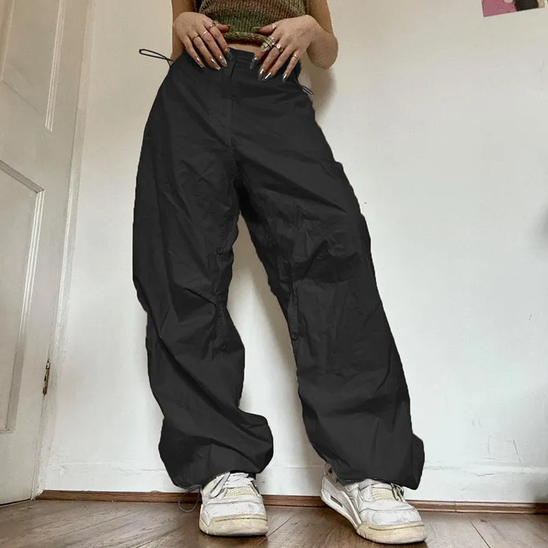 Y2K Cargo Low Waist Sweatpants