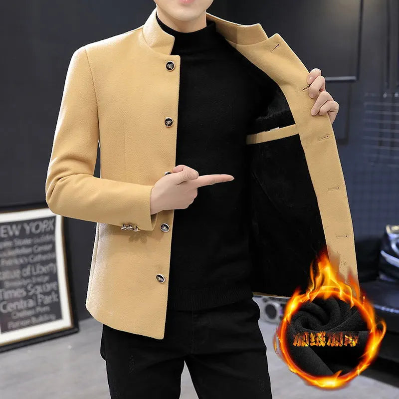 Casual Korean Version Woolen Small Suit