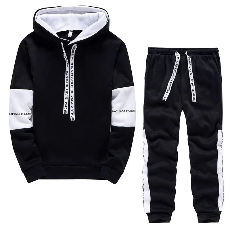 Man Hoodies Set Luxury Tracksuit