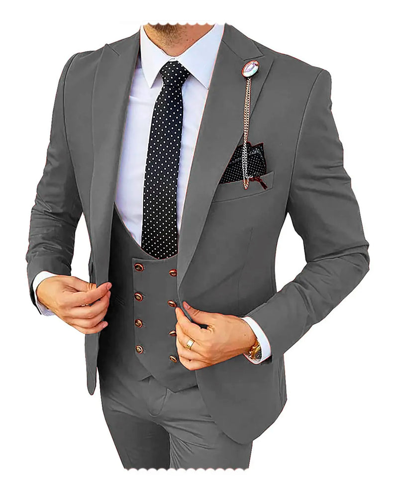 Formal Men 3 Piece Wedding Suit