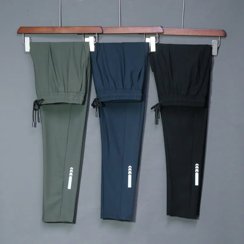 Summer Elastic Men Running Sport