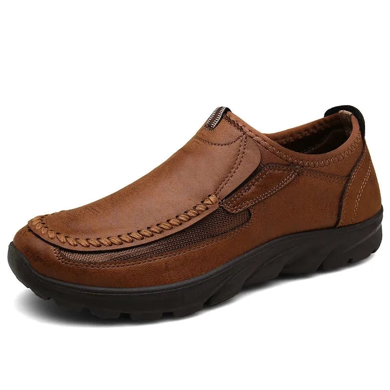 Men Loafers Moccasins Breathable Shoes