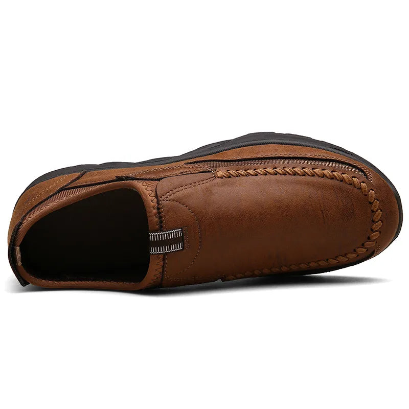 Men Loafers Moccasins Breathable Shoes