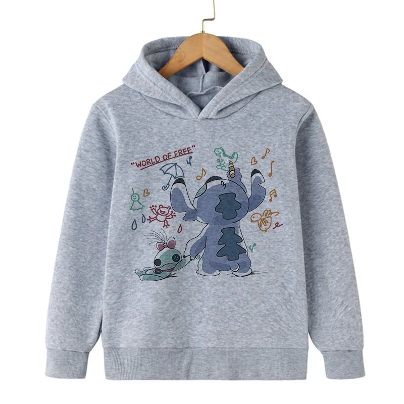 Funny Anime Disney Stitch Hoodie