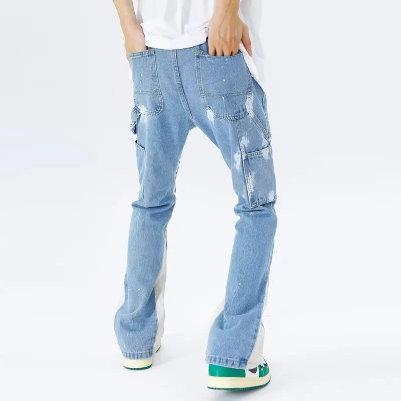 Baggy Flare Jeans Cargo Pants