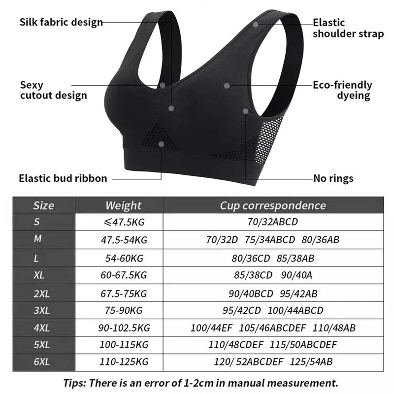 Women Sports Shockproof Bra